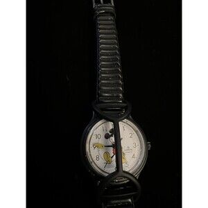 Women's Lorus Mickey Mouse Watch Paint Splattered New Battery